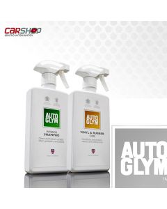 Autoglym Vinyl & Rubber Care Γαλάκτωμα πλαστικών ταμπλό VRC500 + Autoglym καθαριστικό υφασμάτων/πλαστικών Interior Shampoo 500ml 