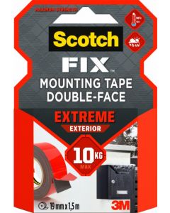 3M Scotch-FIX™ Double-Sided Extreme Exterior Mounting Tape PT1100-1915-P, 19 mm x 1,5 m, 1 Roll/Pack