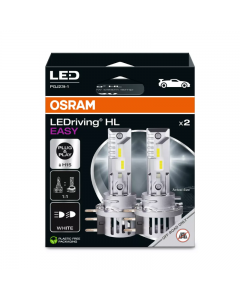 ΟSRΑΜ Λάμπες Led H15 LEDriving HL Easy 12volt 3/16watt 1250/250lm 6500k 2Τμχ