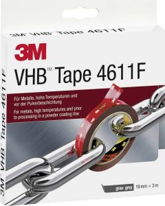 3M™ VHB™ 4611F Ταινία διπλής 19mmx3m