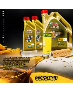 ΛΑΔΙ ΑΥΤΟΚΙΝΗΤΟΥ CASTROL 5W30 C3 TITANIUM FST FULLY SYNTHETIC 4lt + CASTROL 5W30 C3 TITANIUM FST FULLY SYNTHETIC 1lt(x2) + MANN ΦΙΛΤΡΟ ΛΑΔΙΟΥ HU514 x MERCEDES