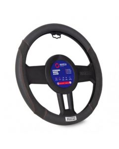 Sparco Κάλυμμα Τιμονιού Αυτοκινήτου SUEDE ΜΕ ΚΟΚΚΙΝΗ ΡΑΦΗ 37-38εκ 