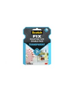 3M Scotch-FIX™ Transparent Double-Sided Mounting Tape 4910C-1950-P, 19 mm x 5 m, 1 Roll/Pack