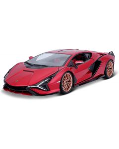 Bburago 1/18 Plus Lamborghini SIÁN FKP 37 κόκκινο