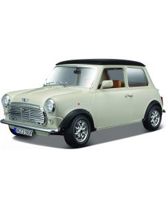 Bburago PLUS MINI COOPER 1969 ασπρο-μπεζ 1/18