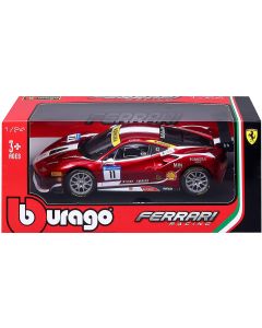 Bburago PLUS FERRARI 488 CHALLENGE FORMULA 2017 Κόκκινη 1/24 