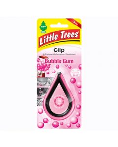 Αρωματικό αυτοκινήτου Little Trees Clip σε άρωμα Bubble Gum Made in USA air freshener.
