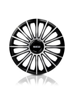 Sparco Treviso Τάσια αυτοκινήτου 14” Black Silver 4τμχ