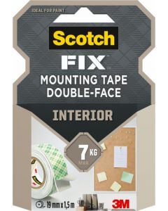 3M Scotch-FIX™ Double-Sided Interior Mounting Tape 4496G-1915-P, 19 mm x 1,5 m, 1 Roll/Pack