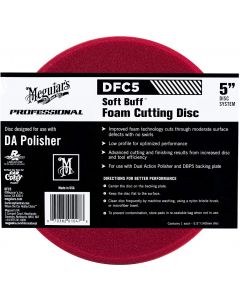 MEGUIAR'S Soft Buff™ DA Foam Cutting Disc 5" (140mm)