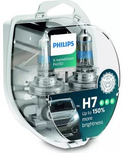 Λάμπες Philips H7 X-treme Vision Pro150  +150% 12V 55W 2τμχ