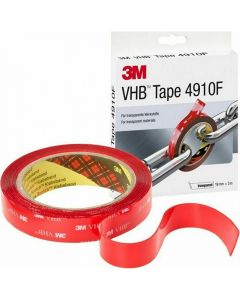3M™ VHB™ Ακρυλική Ταινία Διπλής Όψης 4910 F, Διαφανής, 19mm x 3m
