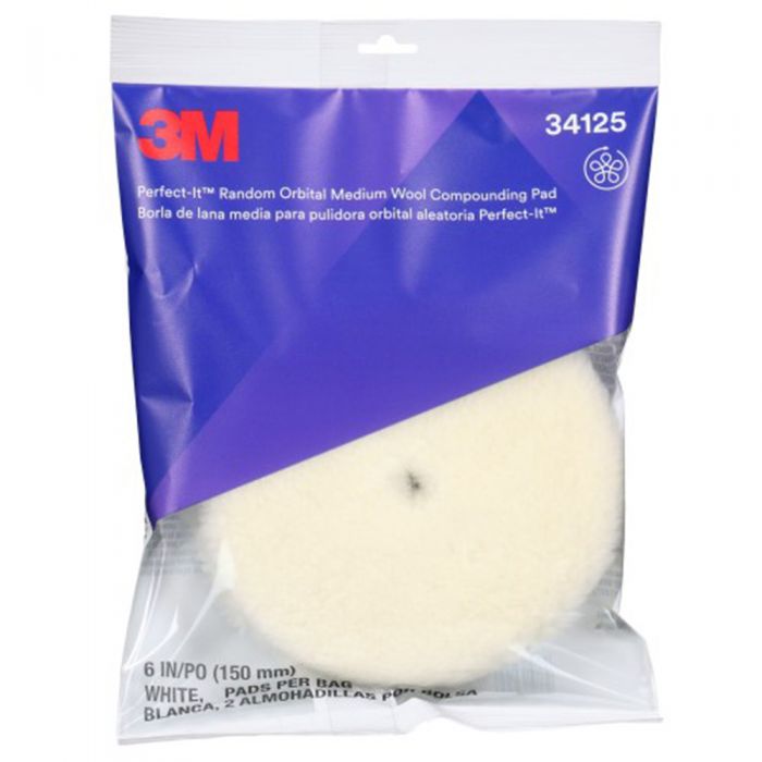 3M™ Perfect-It™ Random Orbital Wool Compounding Pad