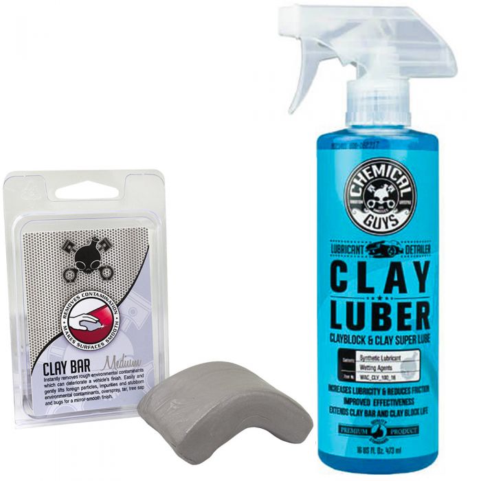 Chemical Guys Clay Luber Συνθετικό Λιπαντικό & Detailer Spray για Πηλό  473ml + Chemical Guys Αργιλικός